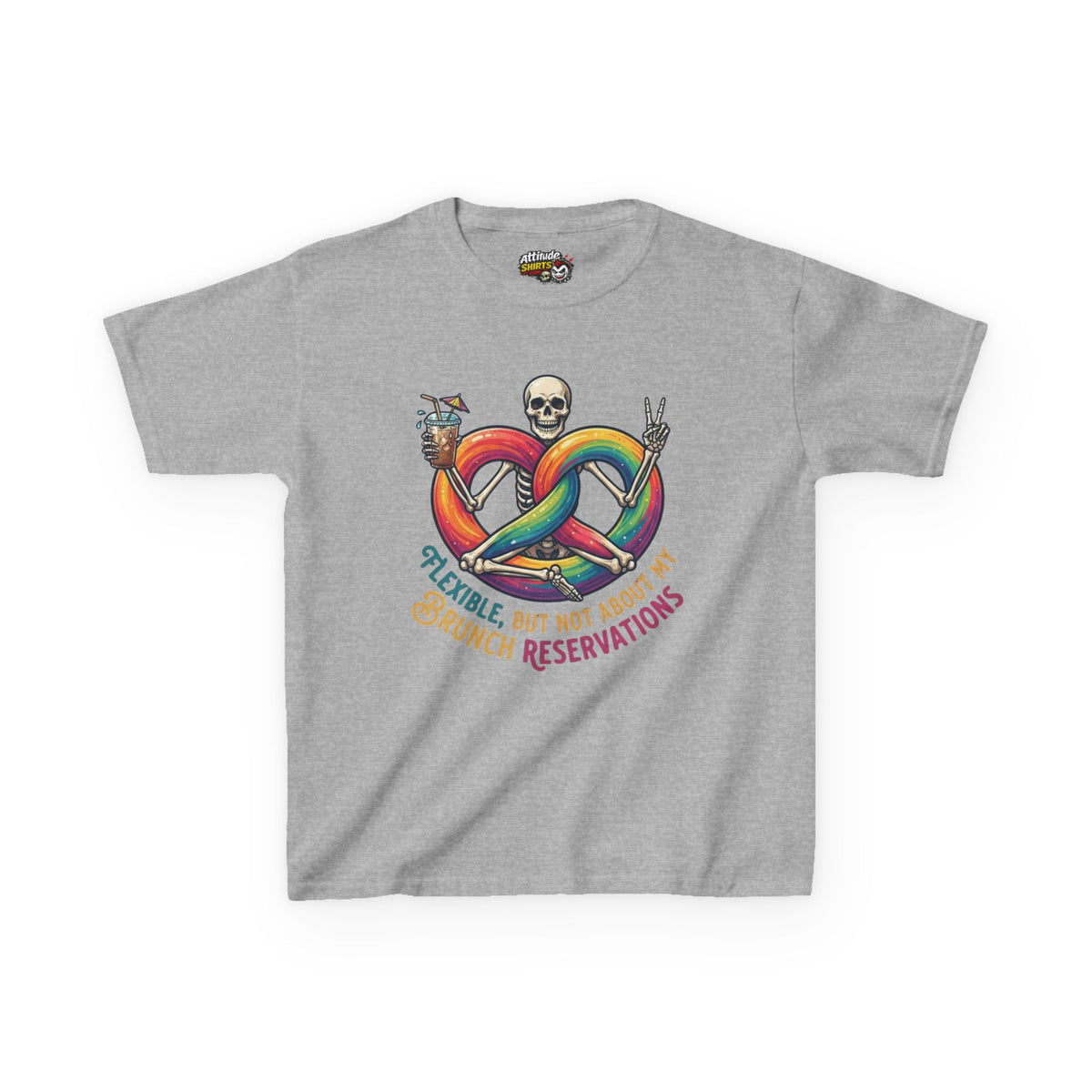 "Flexible But Not About Brunch" Kids Tee