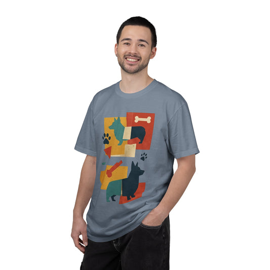 "Dogs and Bones" Unisex Garment-Dyed Tee