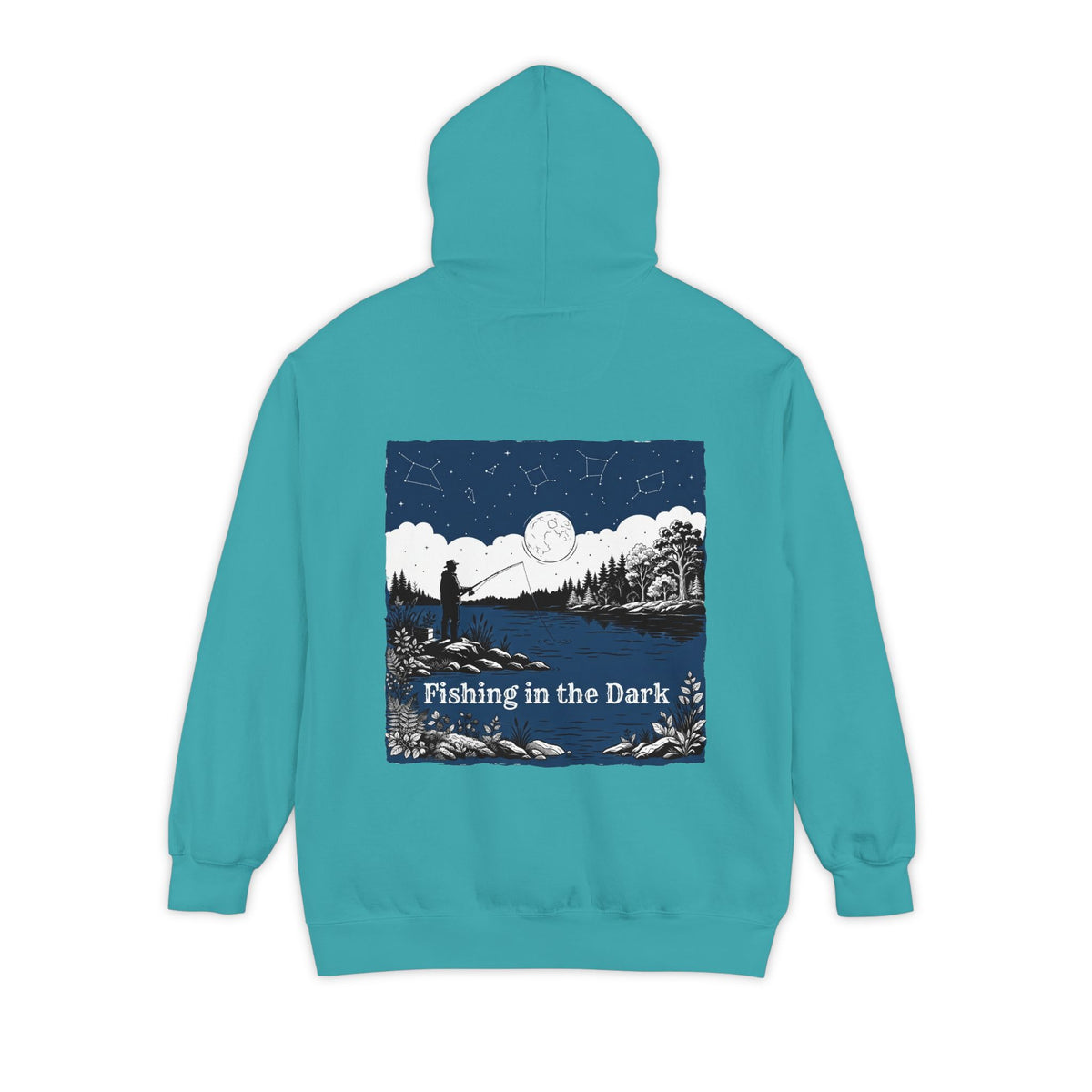 Color: Seafoam | Fishing in the Dark Garment-Dyed Hoodie