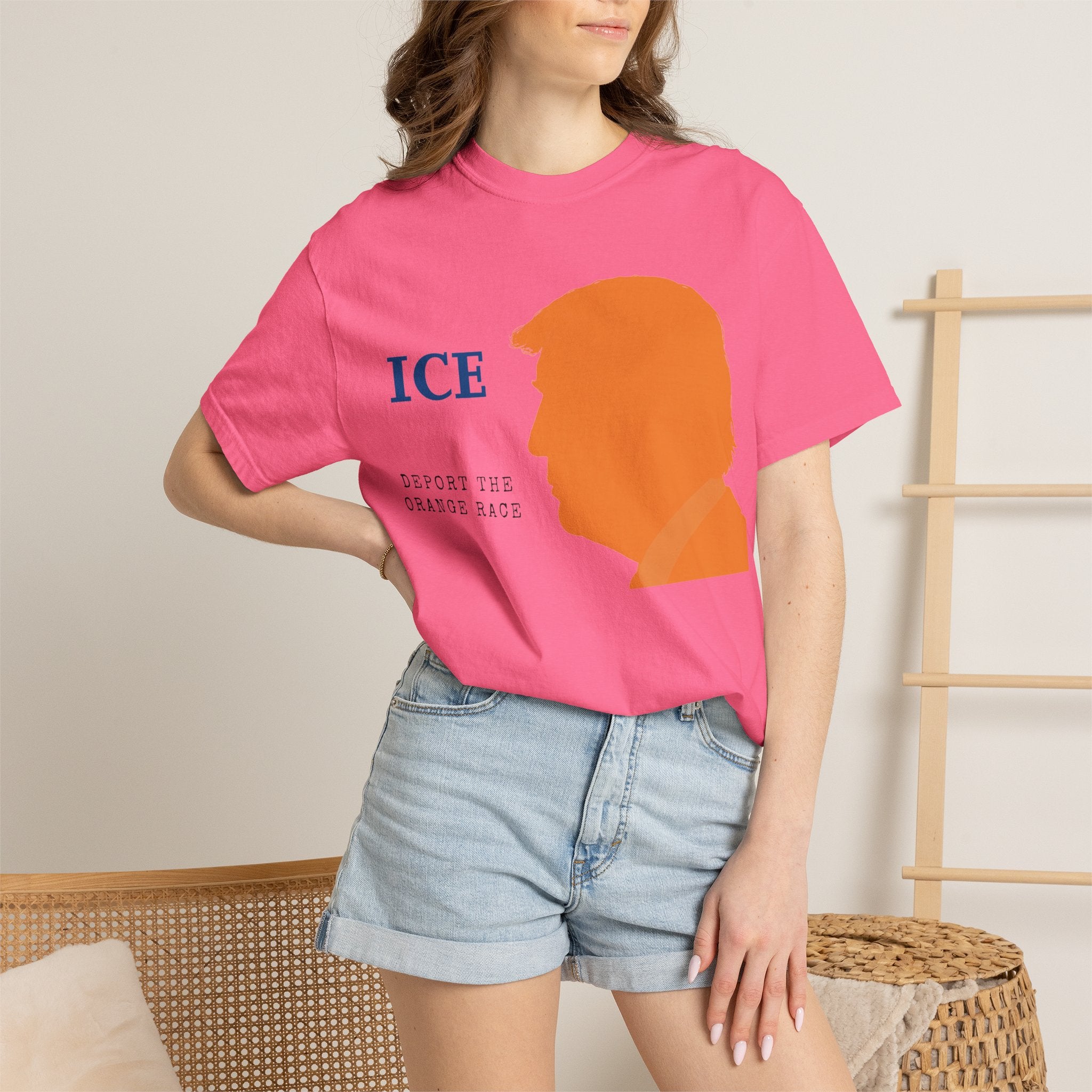 "Deport the Orange Race" Unisex Garment-Dyed T-shirt
