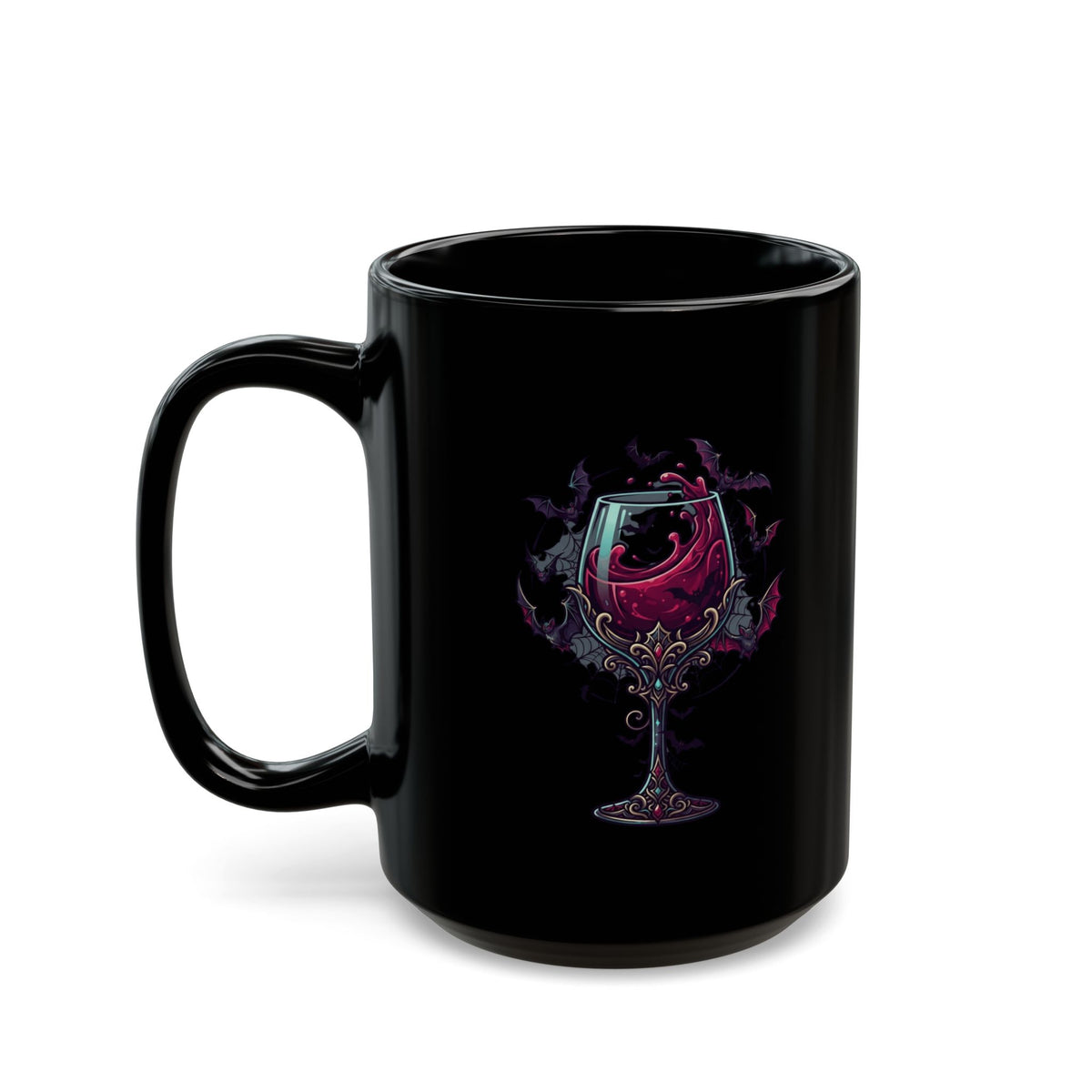 "I'm Not Saying I'm Jesus" Black Ceramic Mug — Graphic
