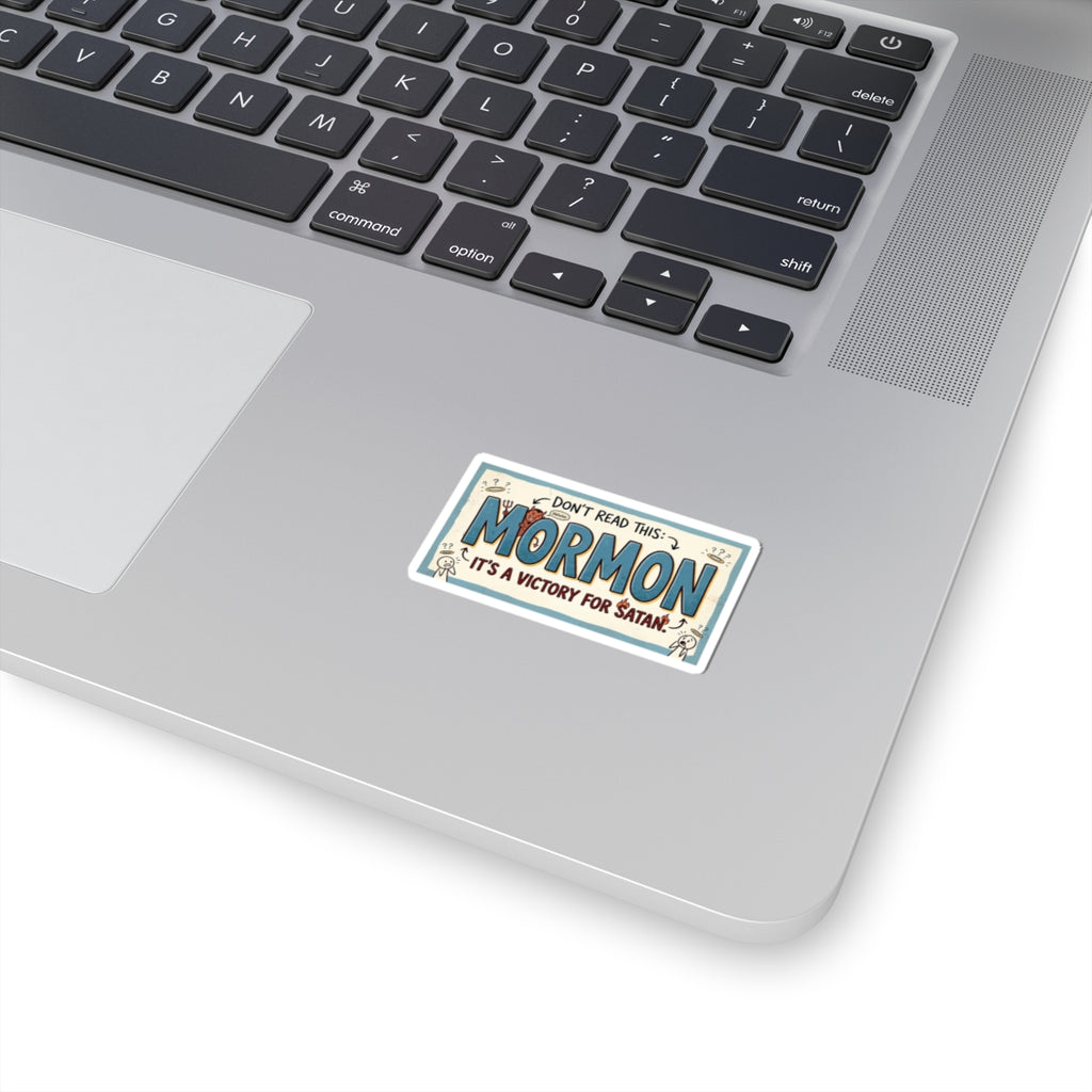 "Mormon is a Victory for Satan" Sticker — Main