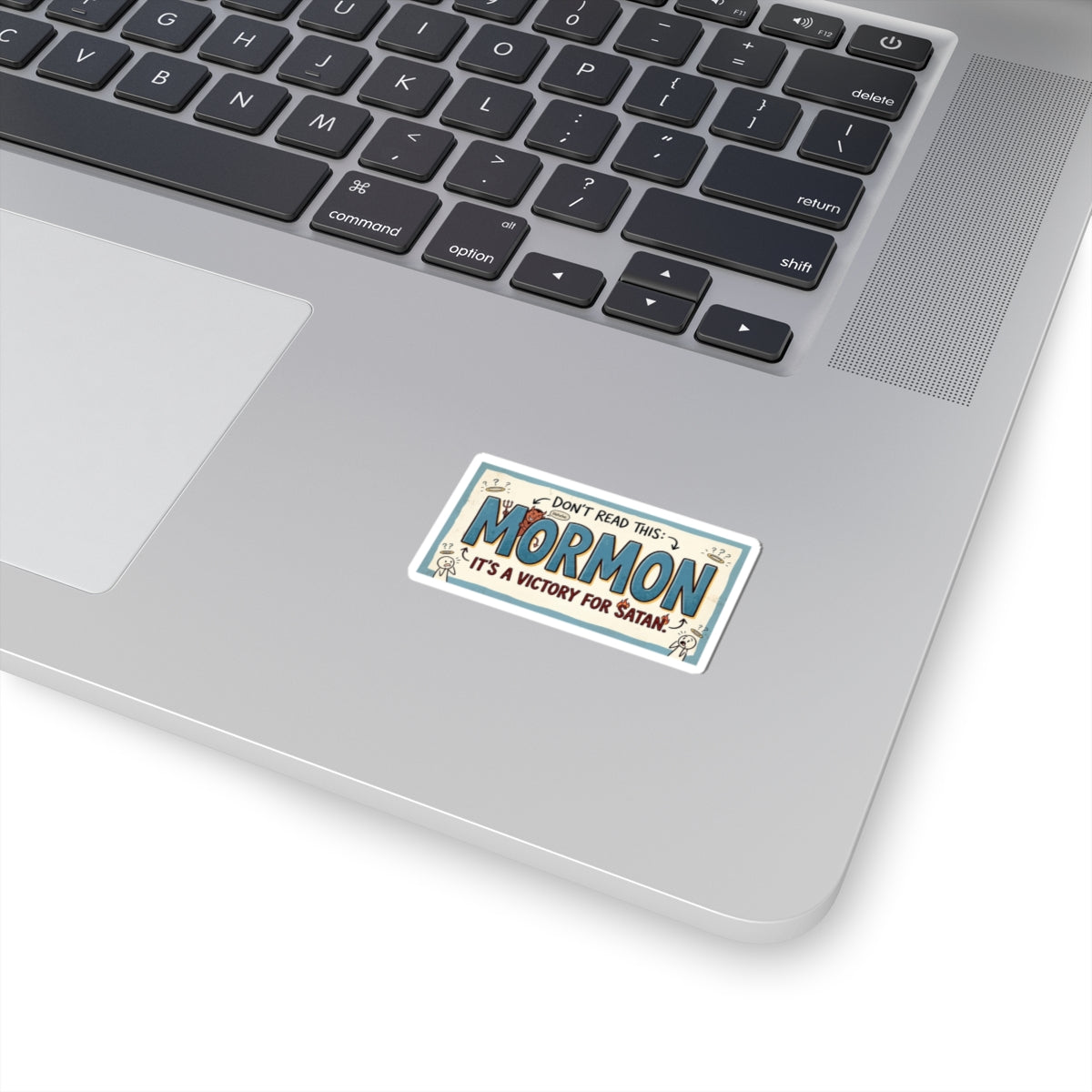 "Mormon is a Victory for Satan" Sticker — Main