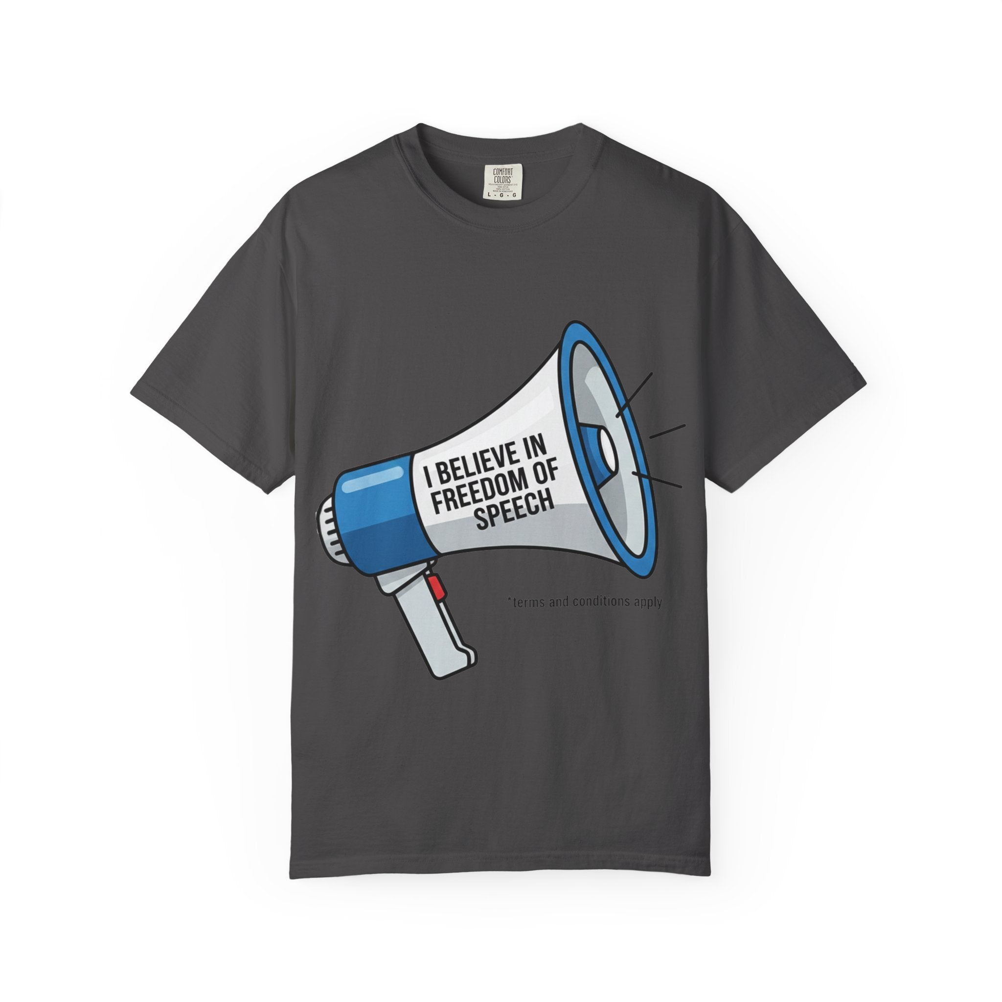 "Freedom of Speech" Unisex Garment-Dyed T-shirt