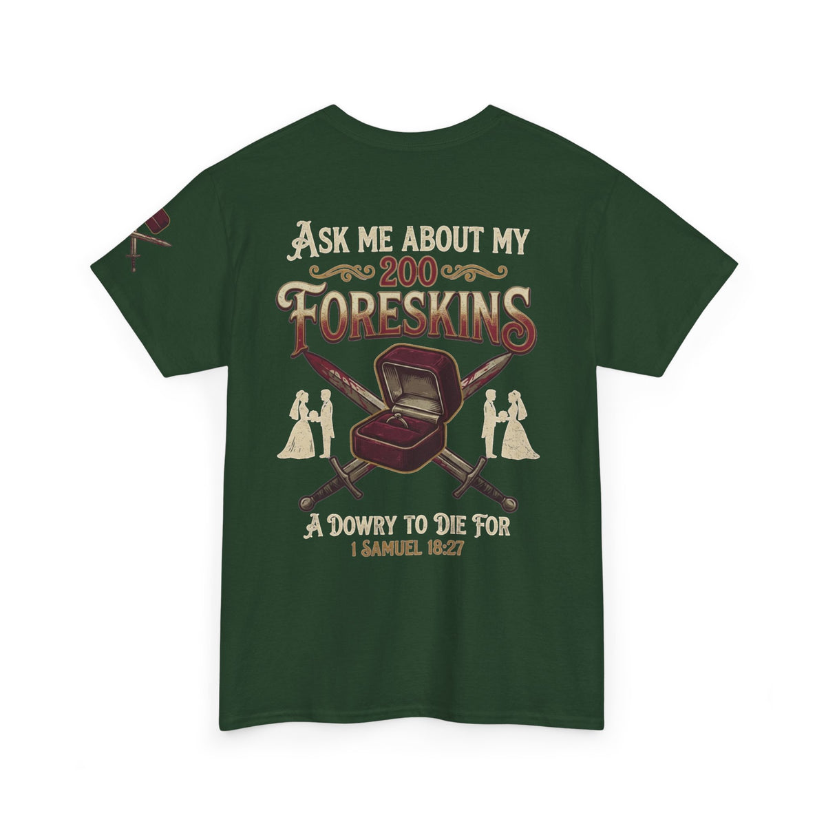 "Good Book Series 200 Foreskins" Premium Graphic Tee