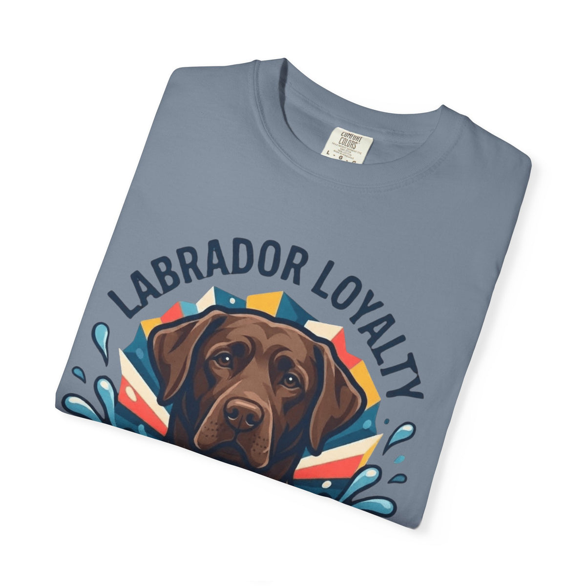 Labrador Loyalty Swim Fetch Unisex Garment-Dyed Tee