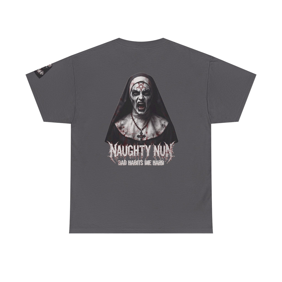 Color: Charcoal | Naughty Nun Premium Graphic Tee