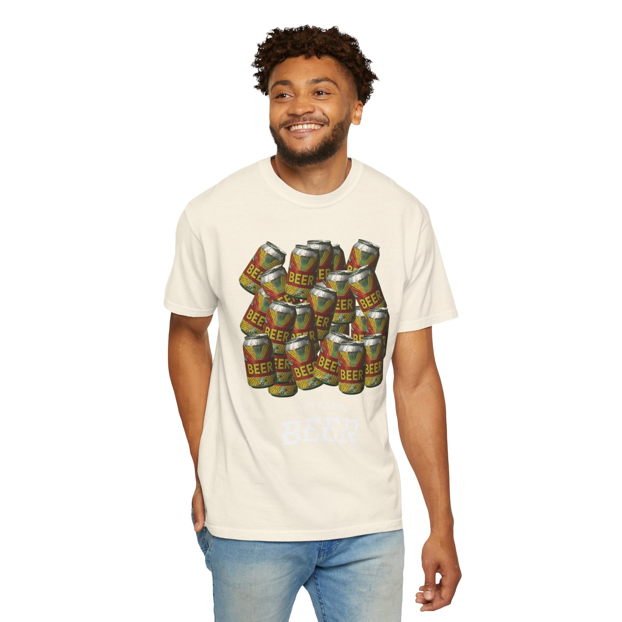"Vitamin Beer 5" Unisex Garment-Dyed T-shirt