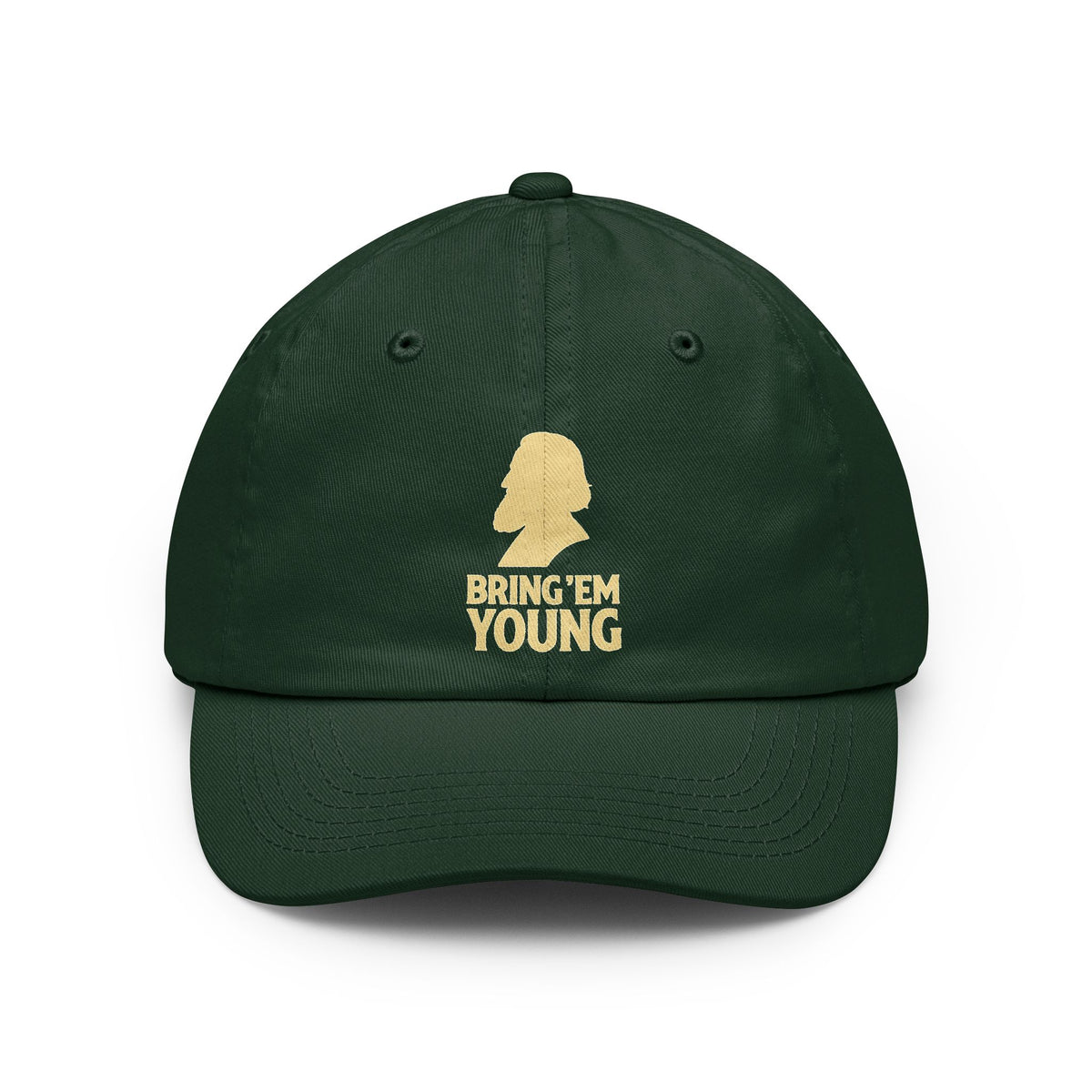 Color: Forest Green | Bring Em Young Dad Hat