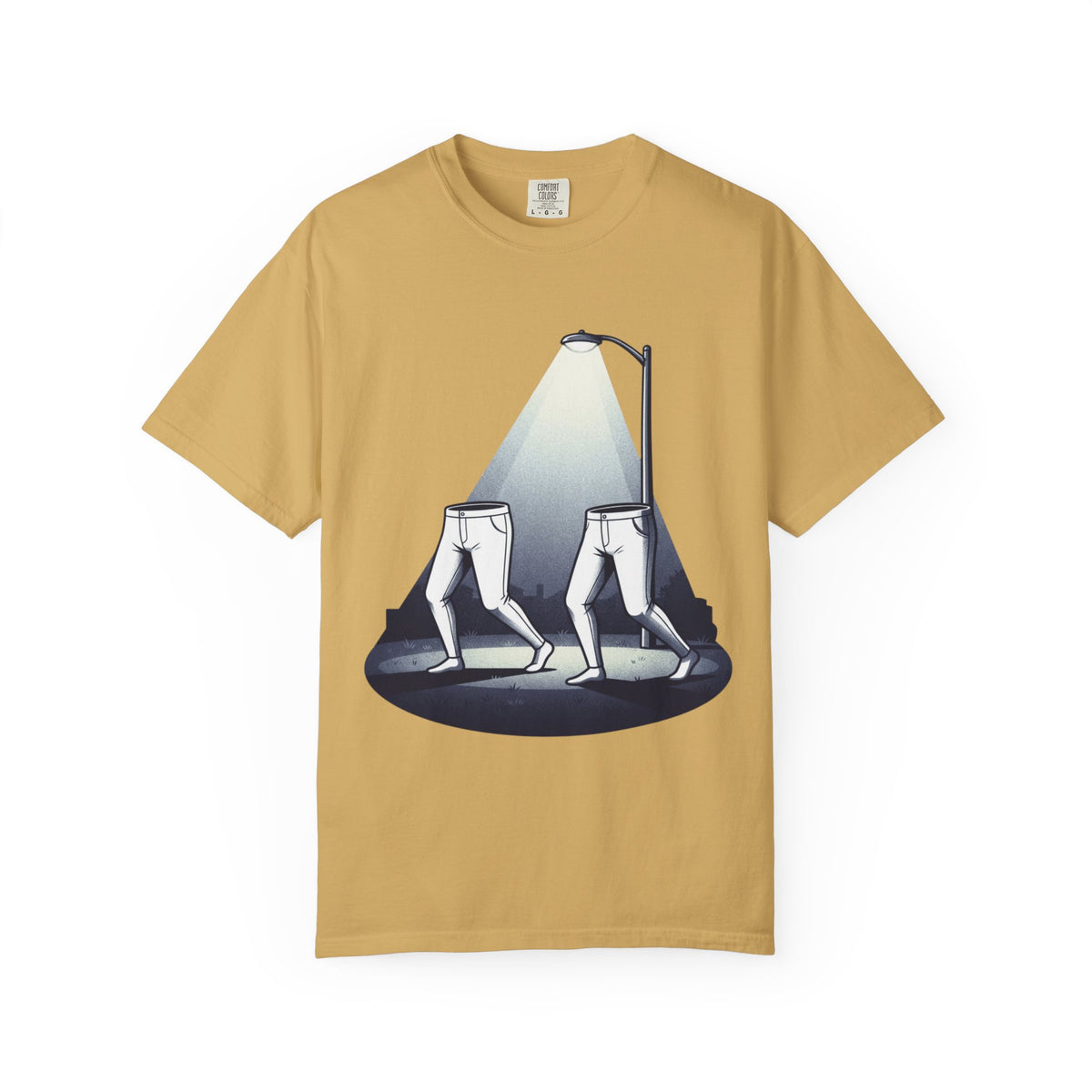Color: Mustard | The Fresno Nightcrawlers (California, USA) Unisex Garment-Dyed Tee