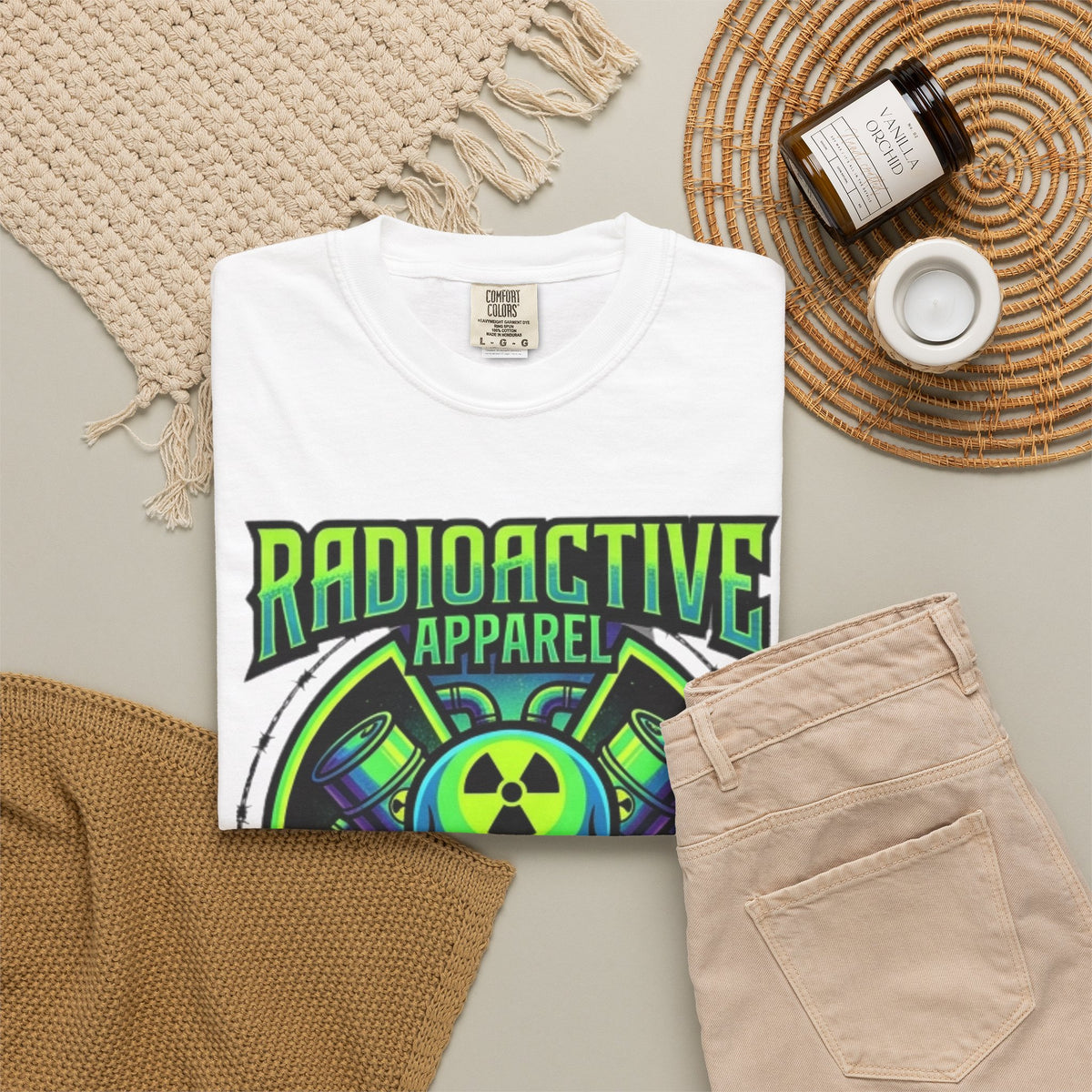 Radioactive Apparel Unisex Garment-Dyed Tee