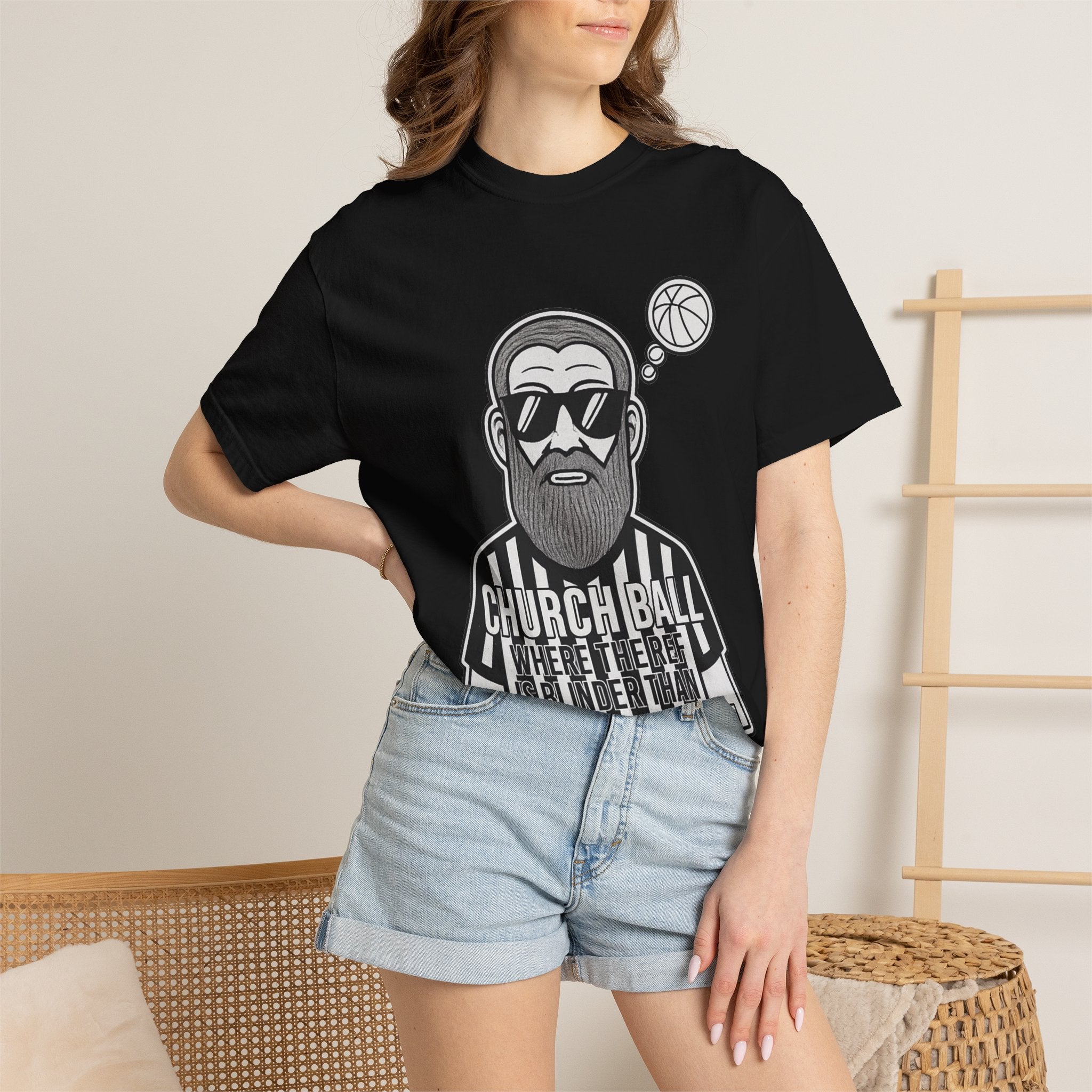 "Church Ball: Blinder Than Methuselah" Unisex Garment-Dyed T-shirt