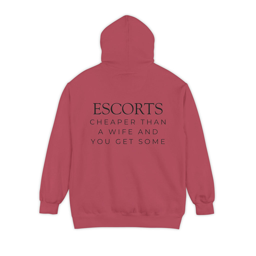 "Escorts" Garment-Dyed Hoodie
