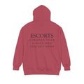 "Escorts" Garment-Dyed Hoodie