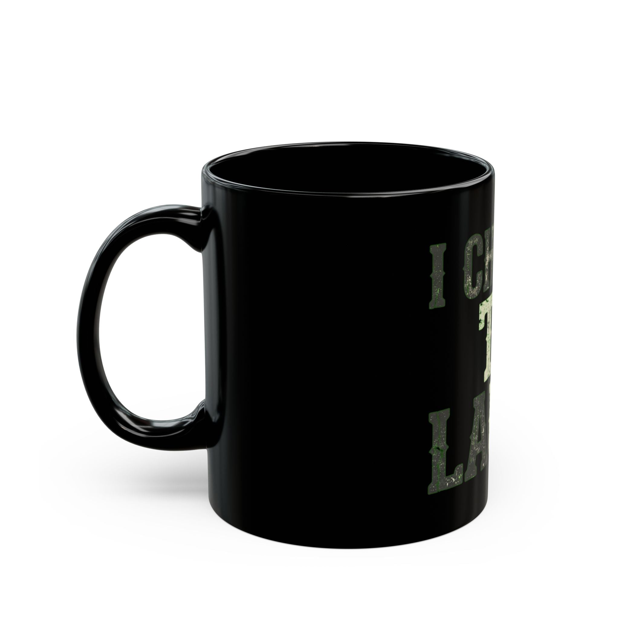 "Choose to Laugh" Black Ceramic Mug