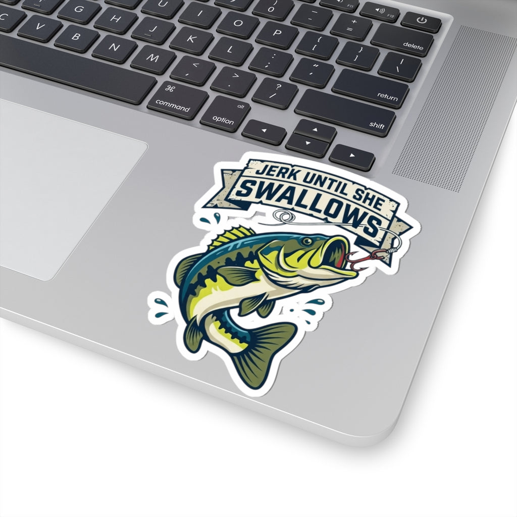 "Jerk Until She Swallows" Sticker — Main