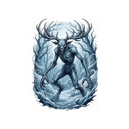 "Wendigo (Algonquian Folklore)" Sticker — Main