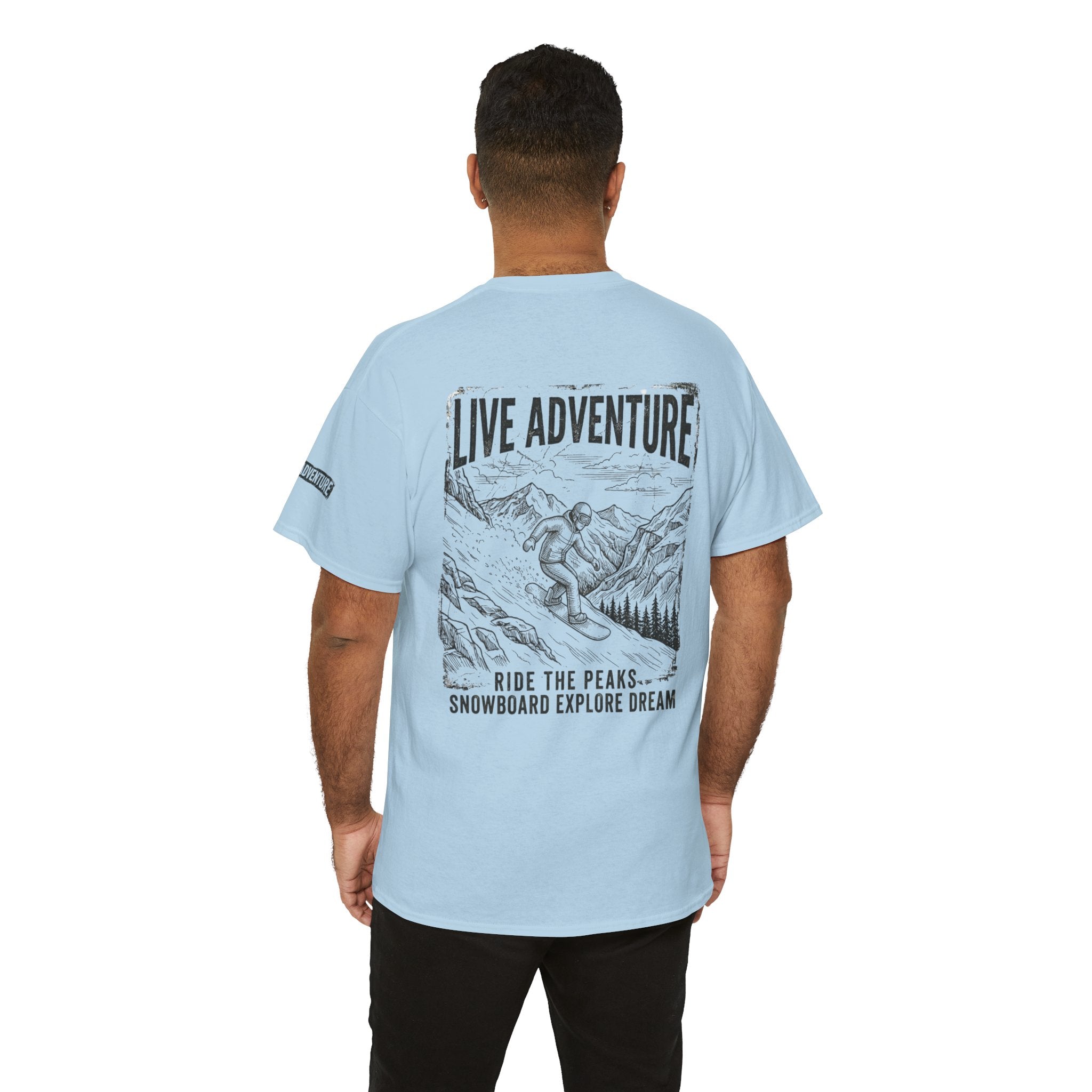 "Live Adventure - Snowboard" Premium Graphic Tee