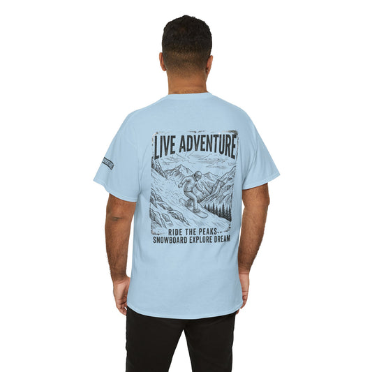 "Live Adventure - Snowboard" Premium Graphic Tee