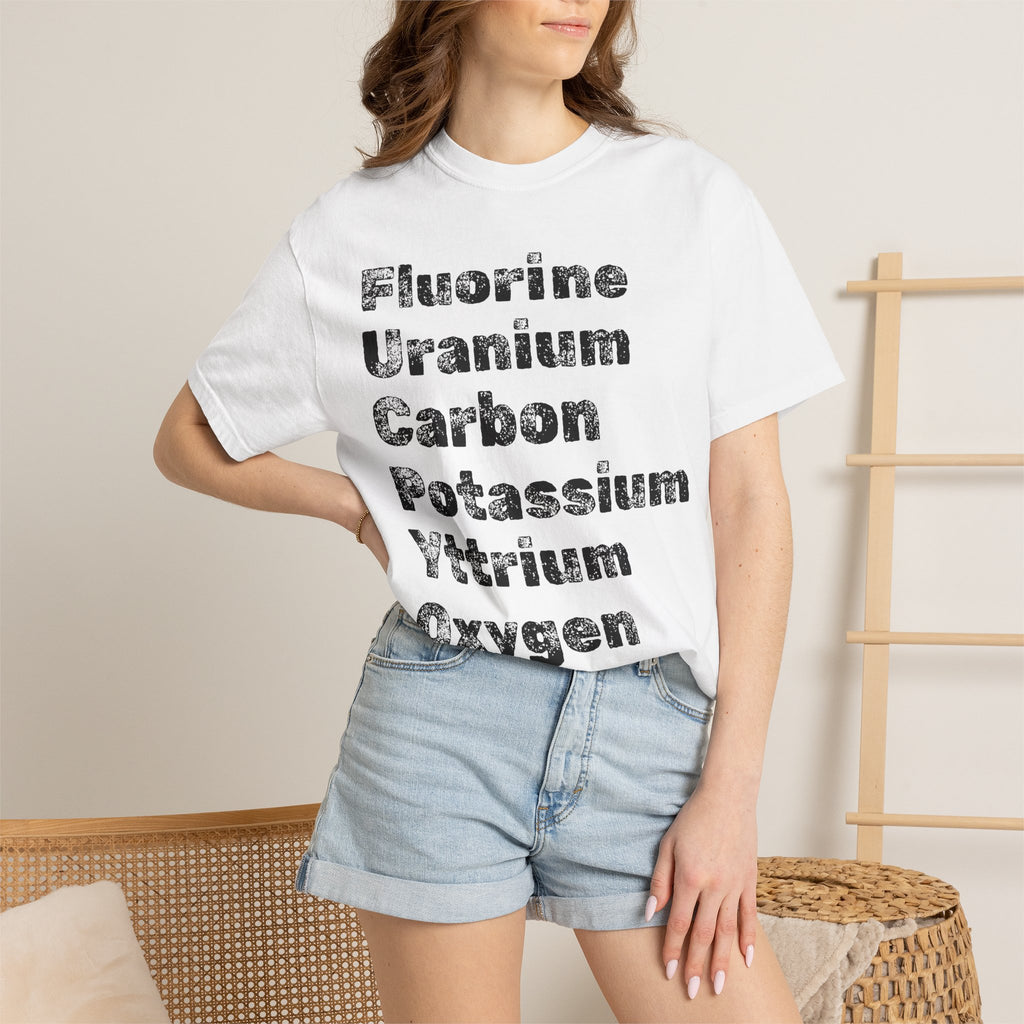 "Periodic Salt" Unisex Garment-Dyed T-shirt