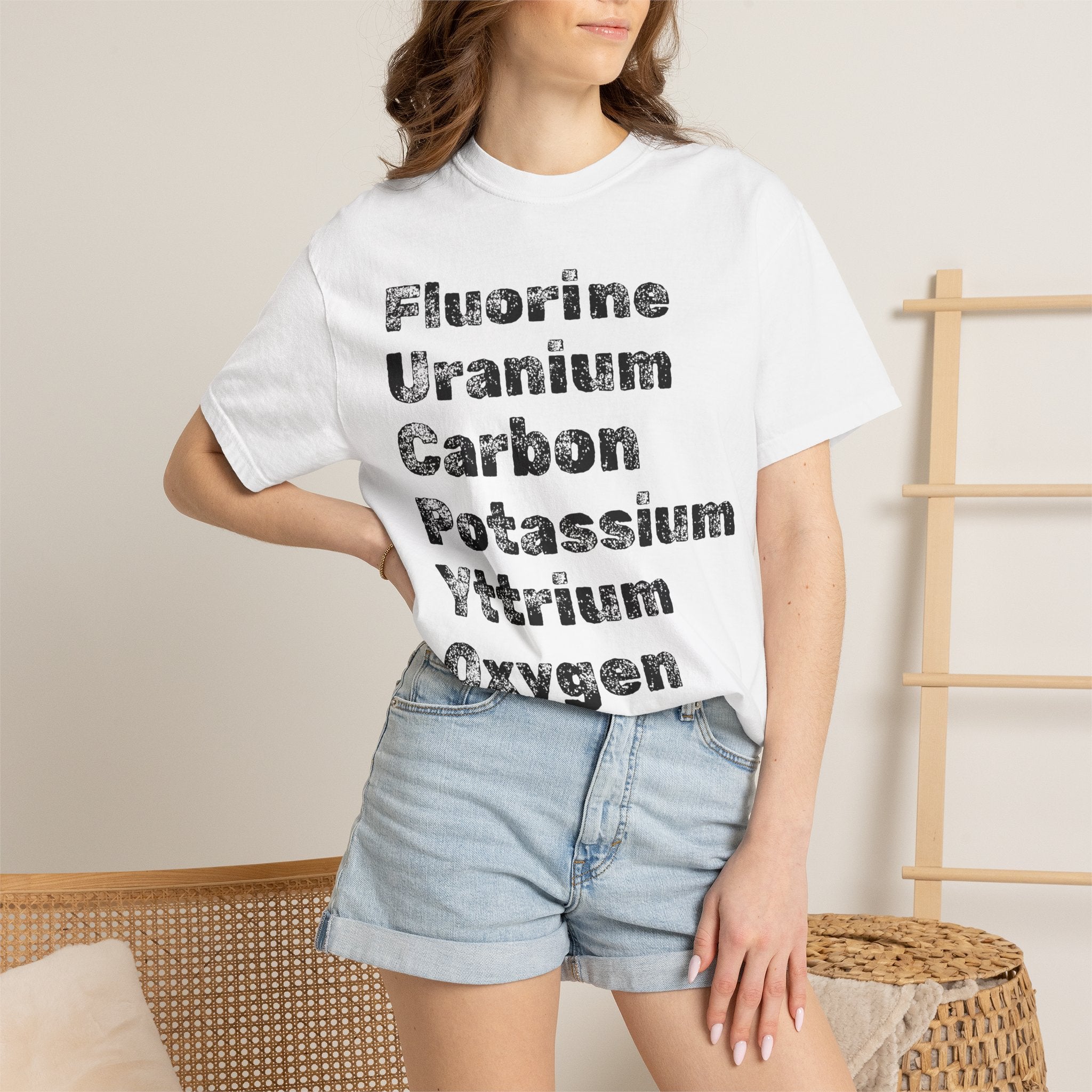 "Periodic Salt" Unisex Garment-Dyed T-shirt