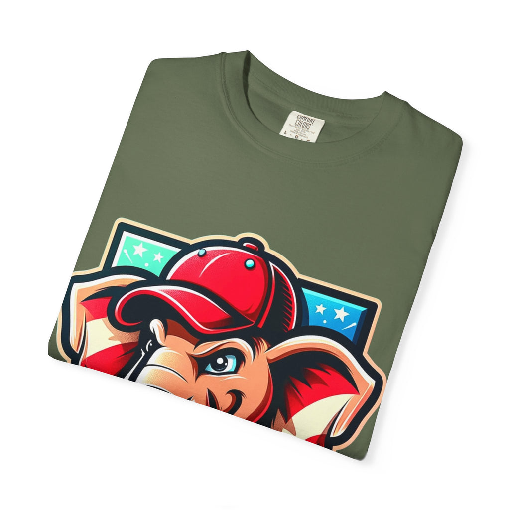 "The Patriot Elephant" Unisex Garment-Dyed T-shirt