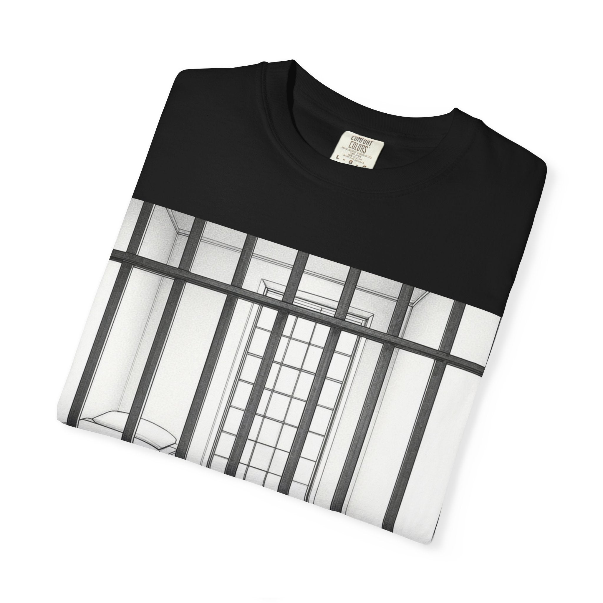 "86-47 Jail Cell" Unisex Garment-Dyed T-shirt
