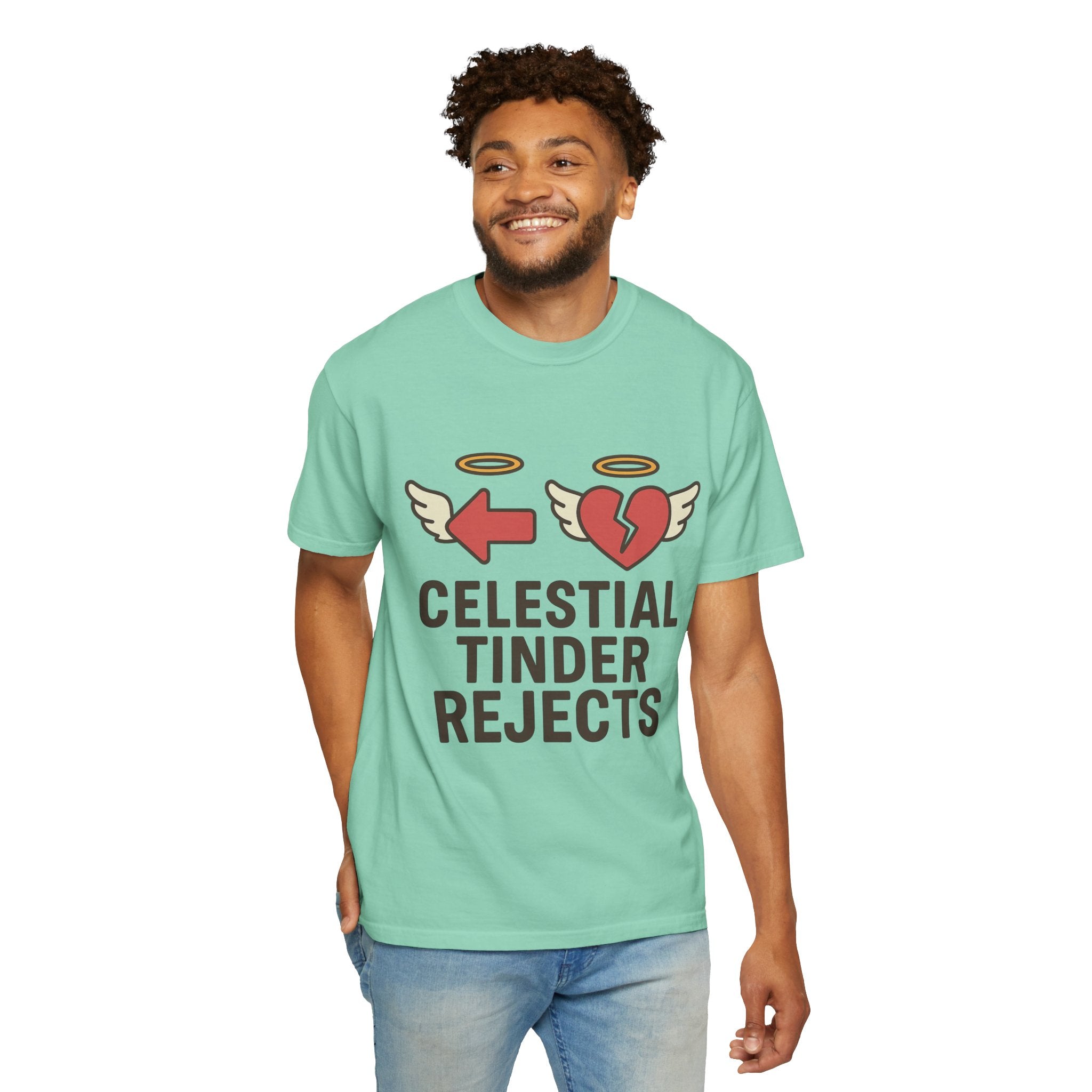 "Celestial Tinde Rejects" Unisex Garment-Dyed T-shirt