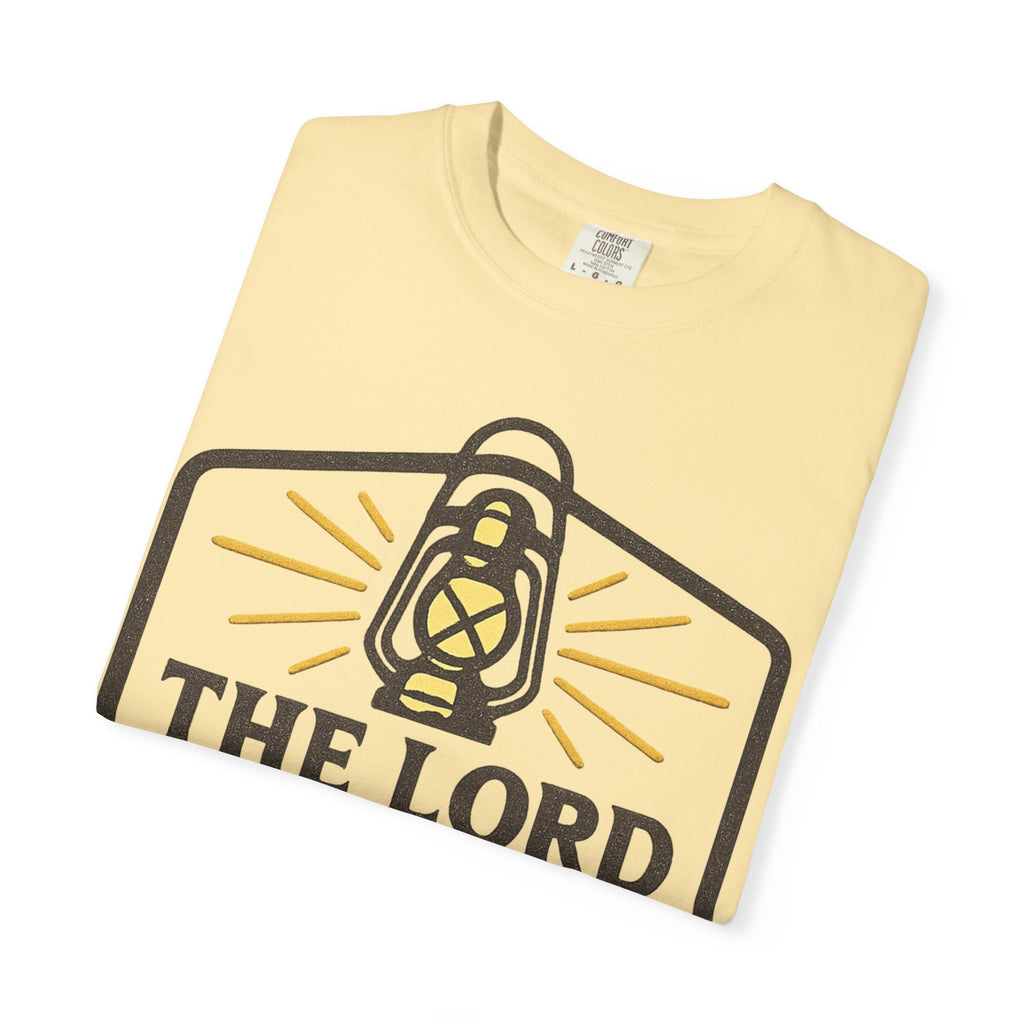 "The Lord is My Light" Unisex Garment-Dyed T-shirt