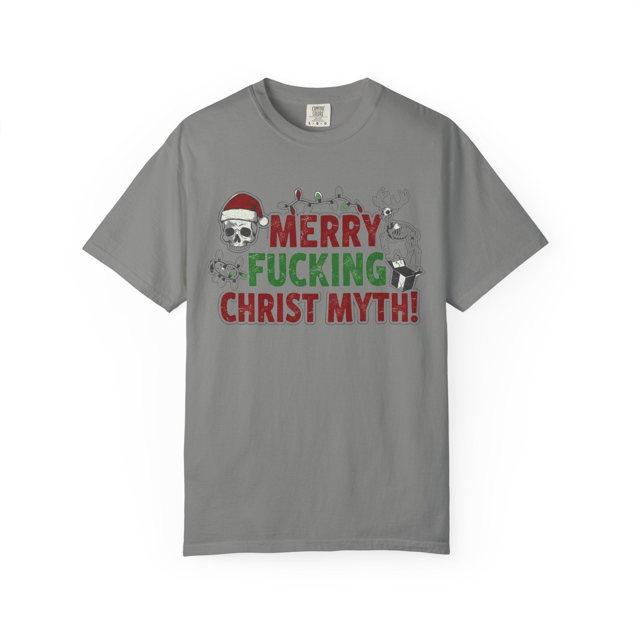 "MF Christ Myth" Unisex Garment-Dyed T-shirt