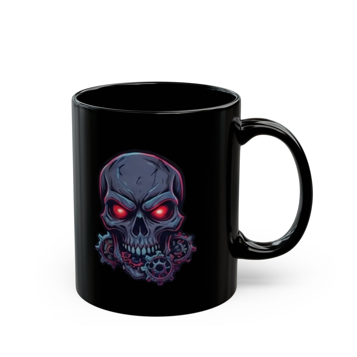 "Embrace the Journey - The Journey Sucks" Black Ceramic Mug — Graphic