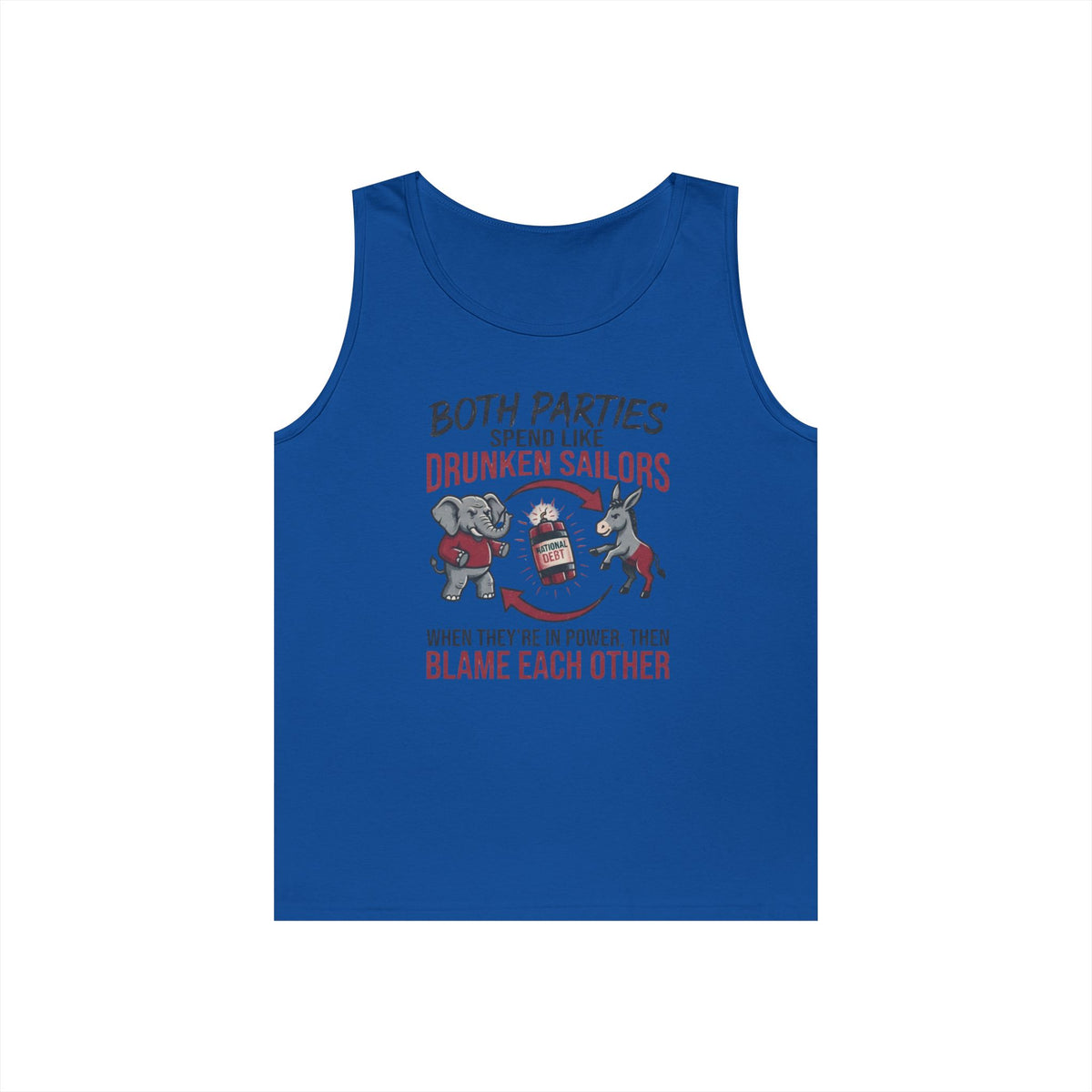 Color: Royal | Protest Series - Audit The Spending Tank Top