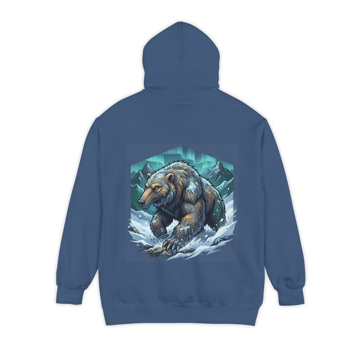 Color: True Navy | Alioat (Siberian Folklore) Garment-Dyed Hoodie