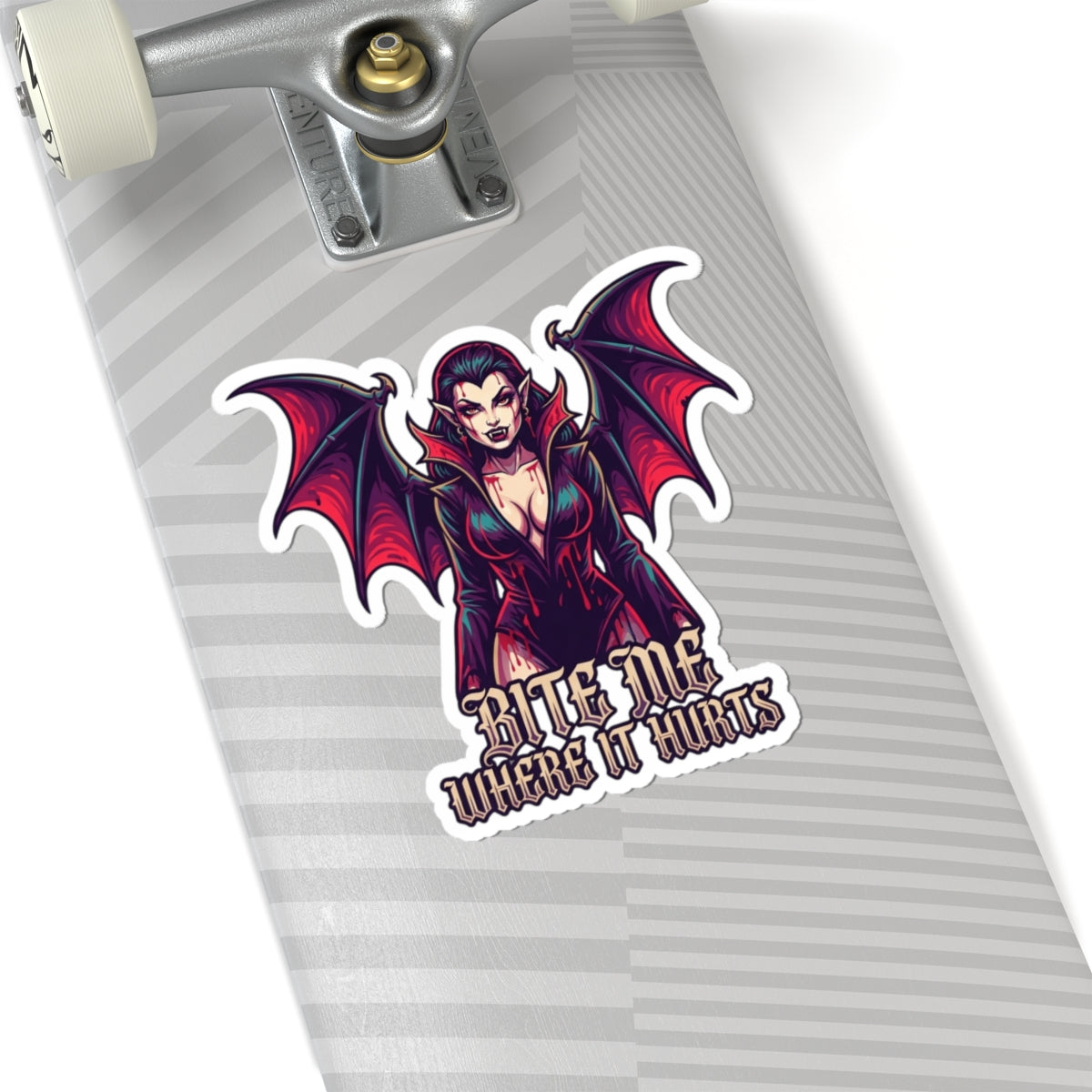 "Bite Me Where It Hurts" Sticker — Main