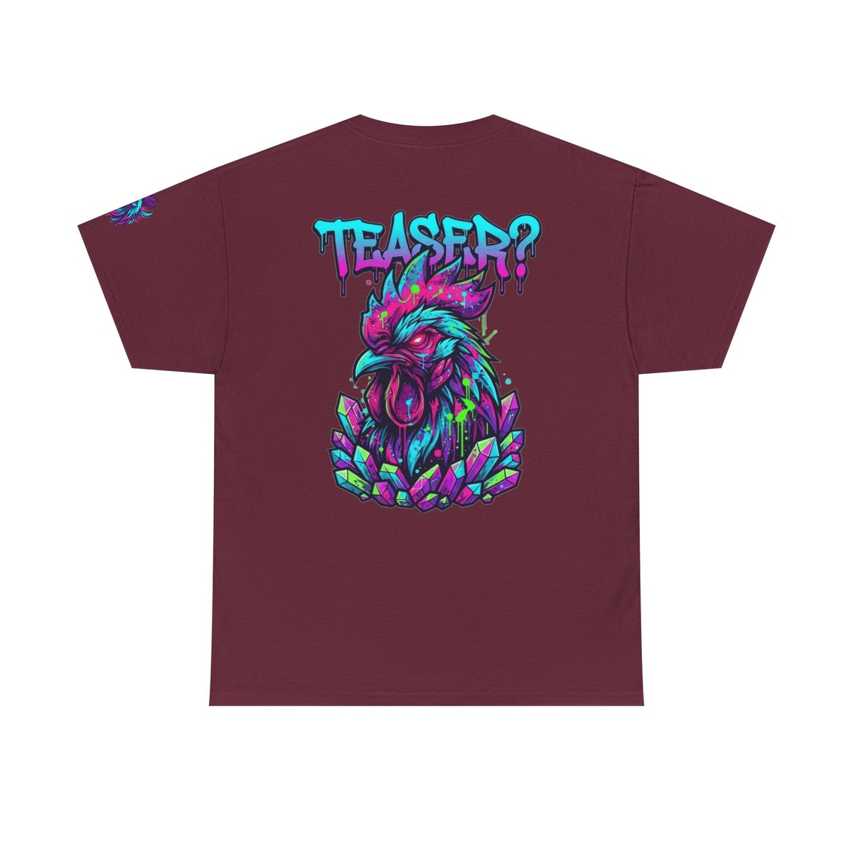 Color: Maroon | Cock Teaser Premium Graphic Tee