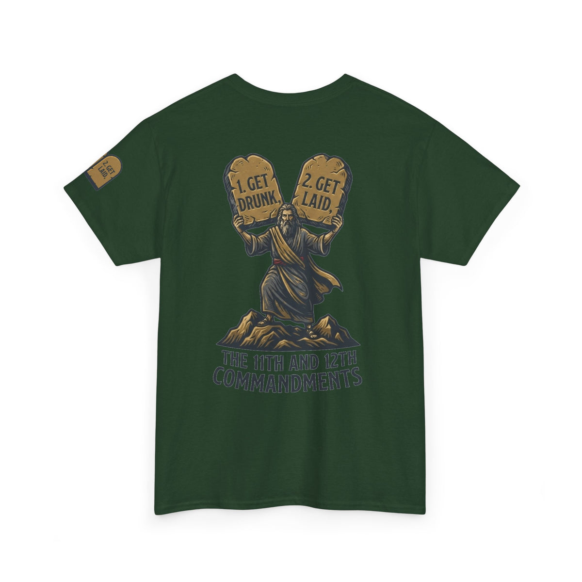 "11th and 12th Commandment" Premium Graphic Tee