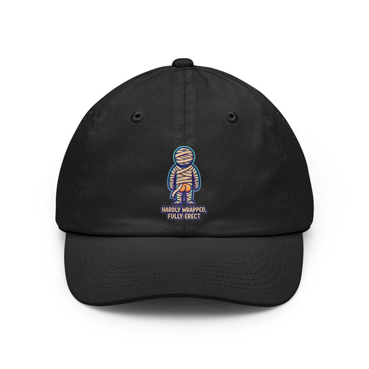 Color: Black | Hardly Wrapped, Fully Erect Dad Hat