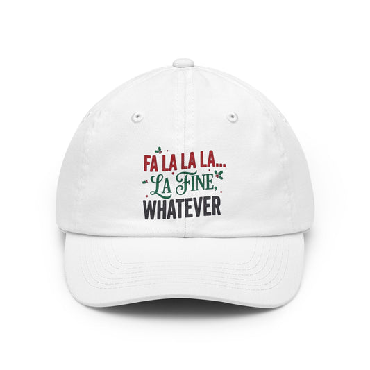 Color: White | Fa La La La Fine Whatever Dad Hat