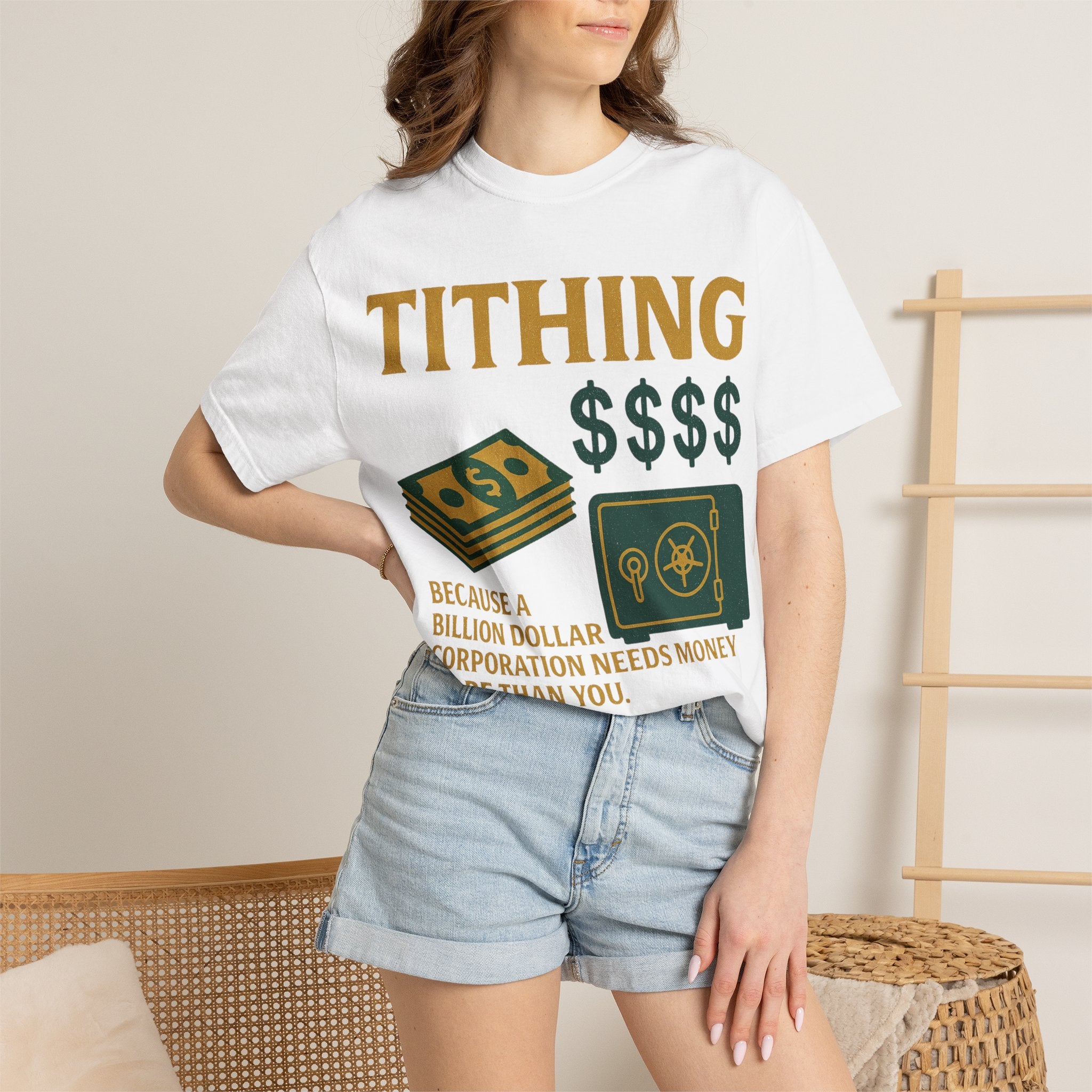 "Corporate Charity" Unisex Garment-Dyed T-shirt