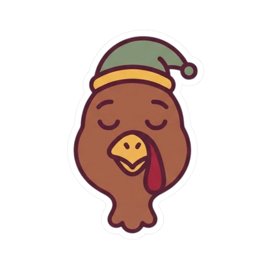 "The Turkey Made Me Do It" Sticker