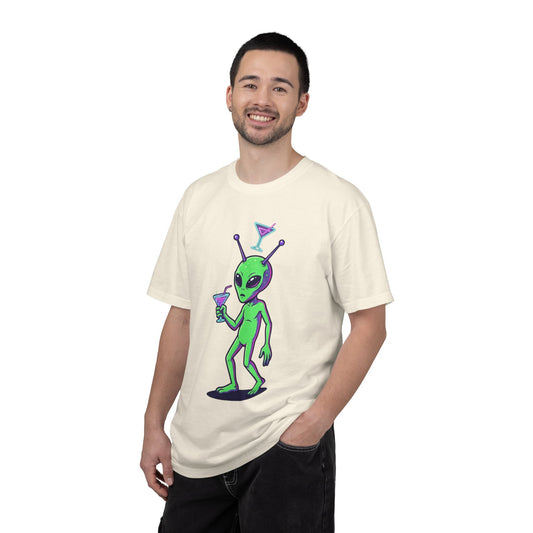 "Drunk Alien" Unisex Garment-Dyed Tee