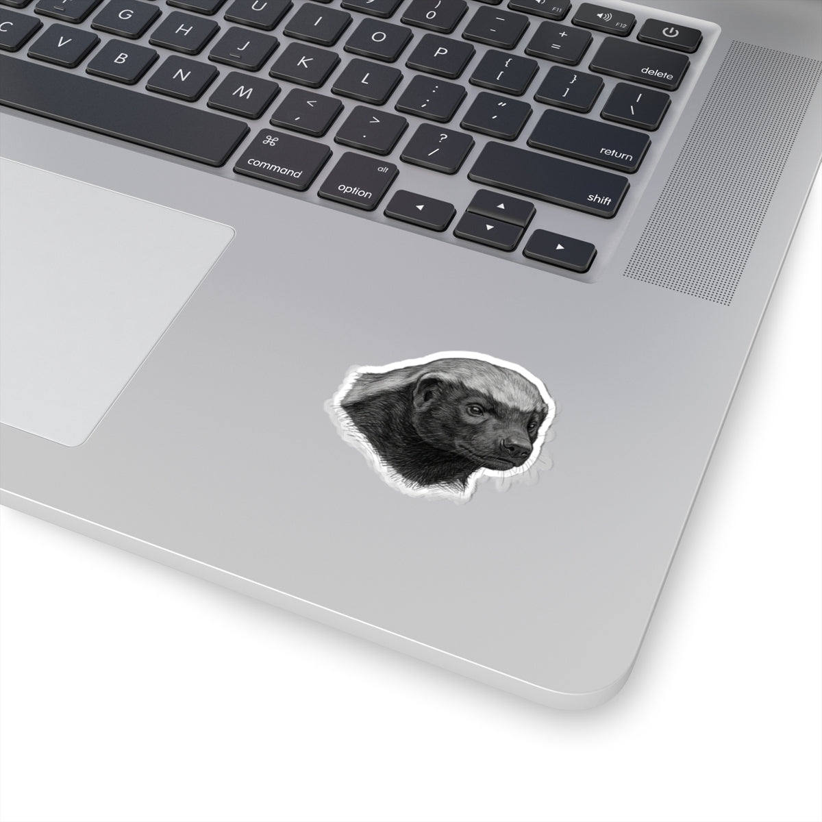 "Pencil Sketch Art Honey Badger" Sticker
