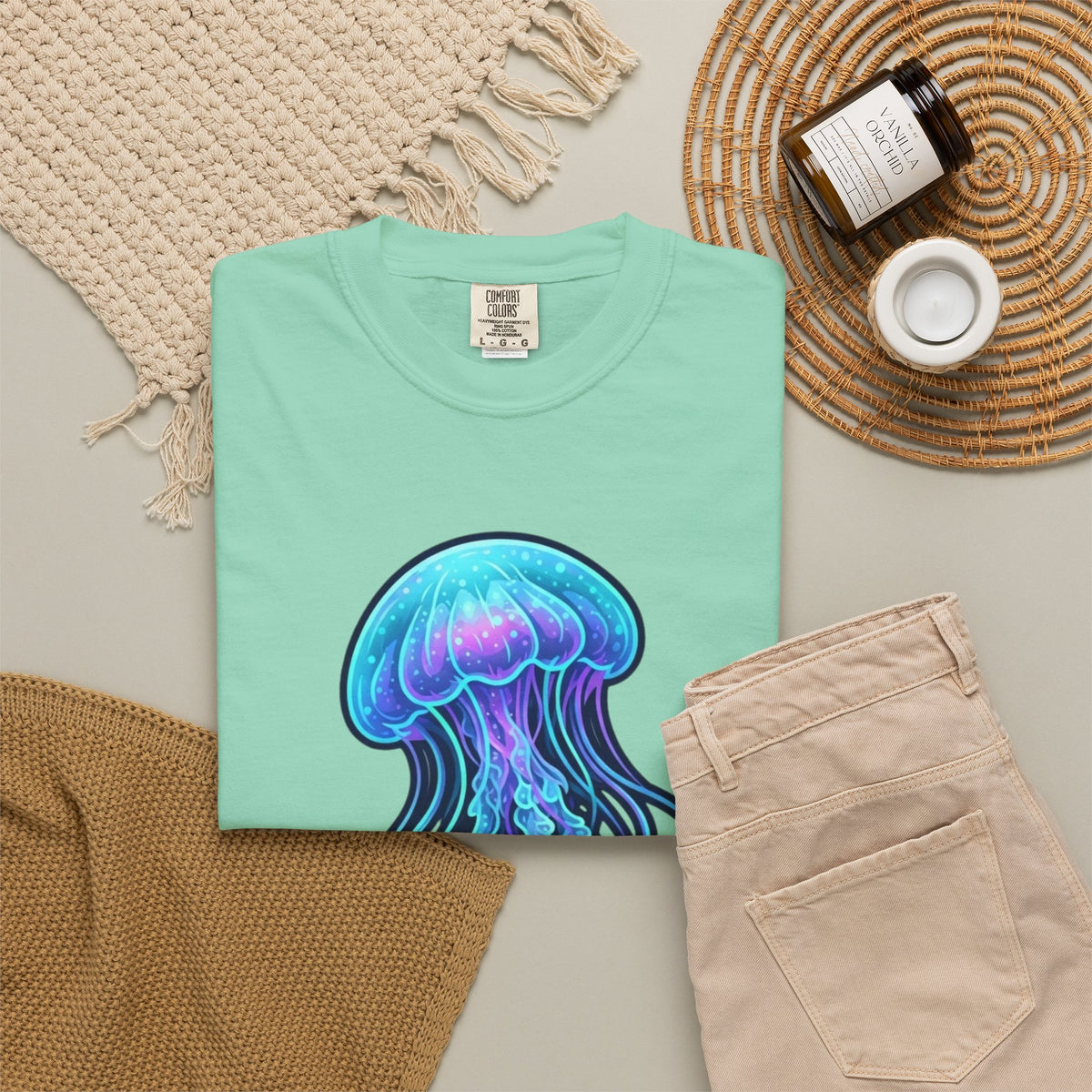 "Jelly Credible" Unisex Garment-Dyed Tee