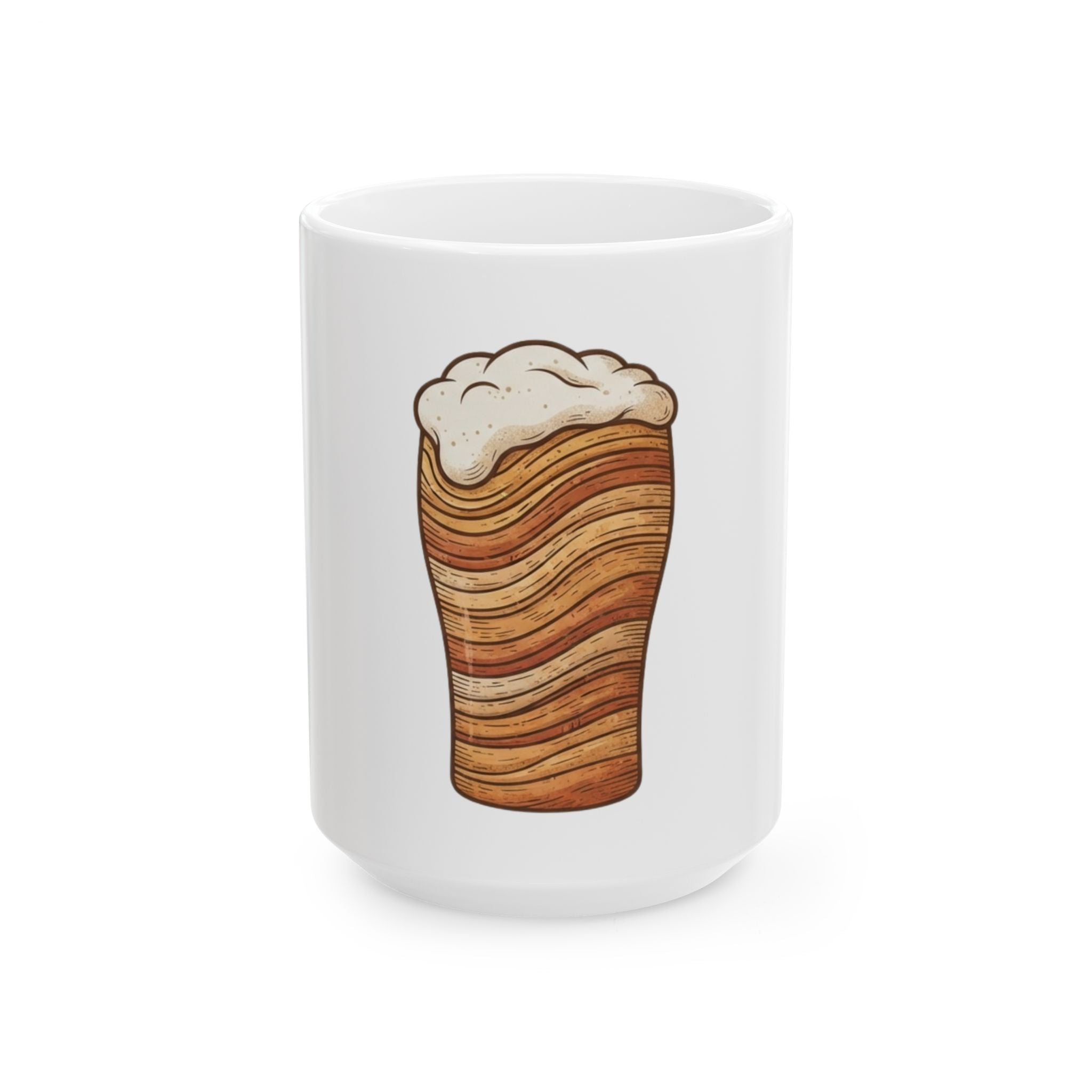 "Shifting Sandstone Beer Co." White Ceramic Mug — Graphic