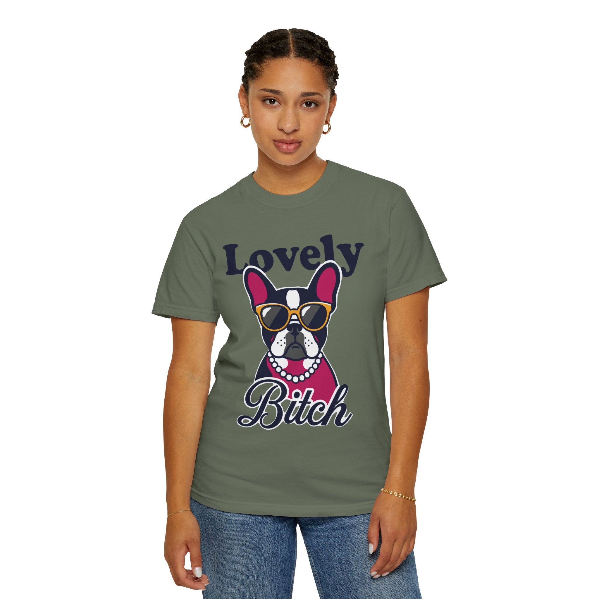 "Lovely Bitch" Unisex Garment-Dyed Tee