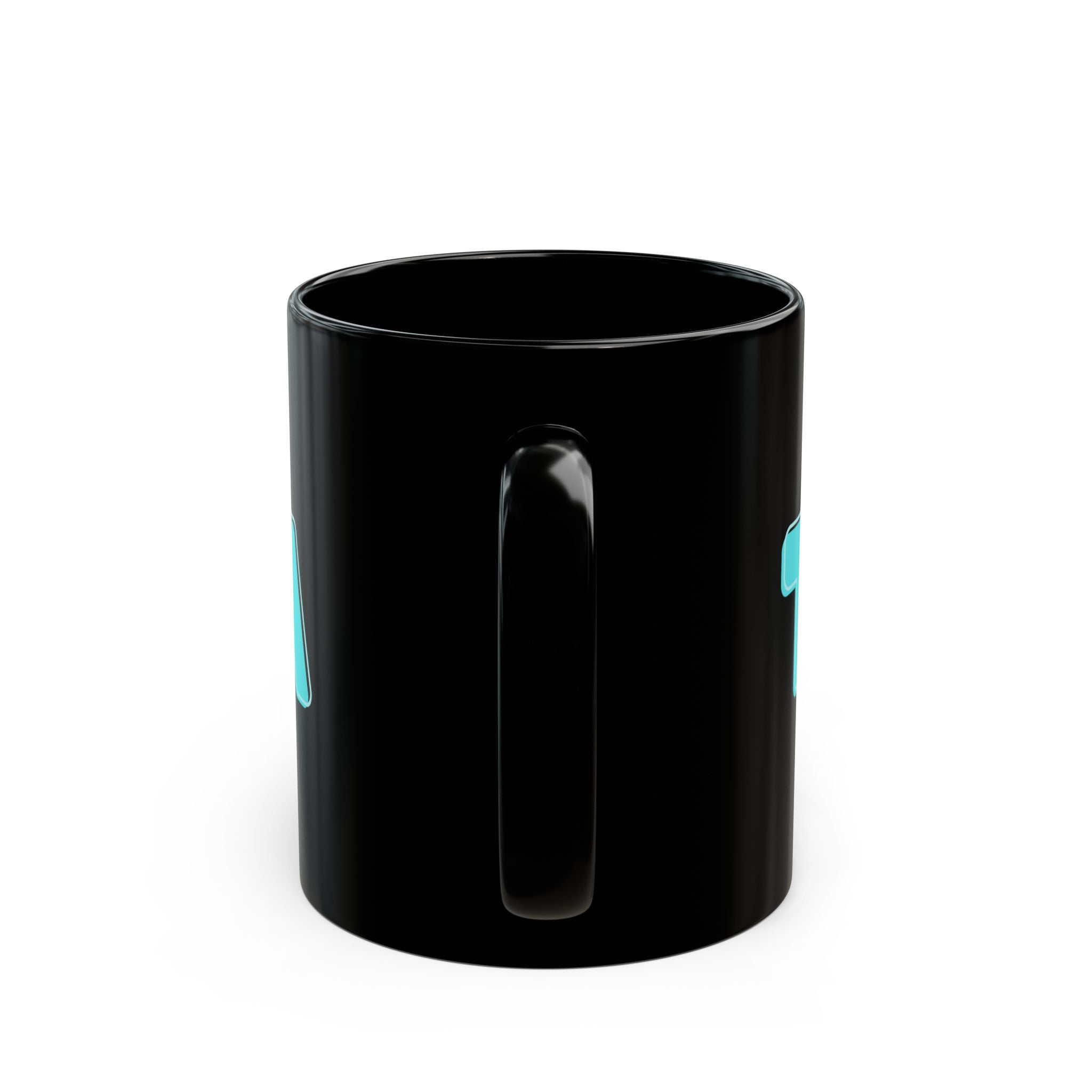 "Tequila Makes You Take Your Clothes Off" Black Ceramic Mug — Graphic