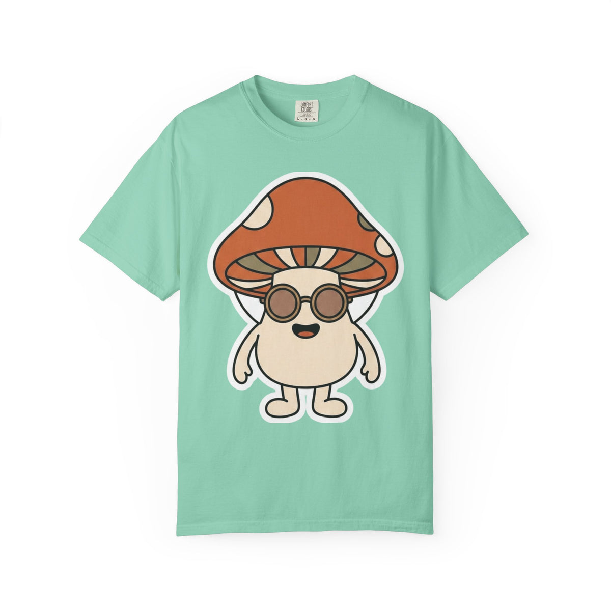 Color: Island Reef | Shroom Man Unisex Garment-Dyed Tee