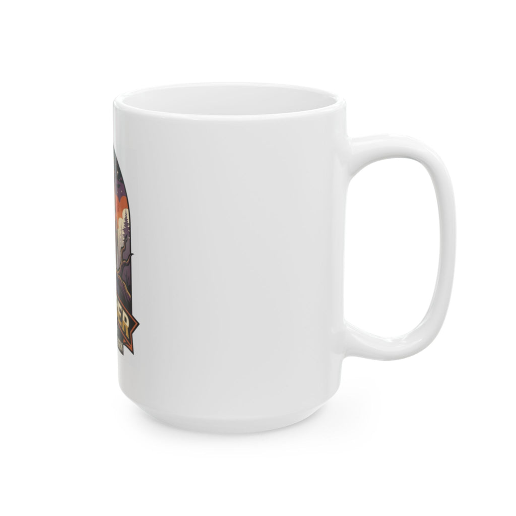 "October Legend" White Ceramic Mug