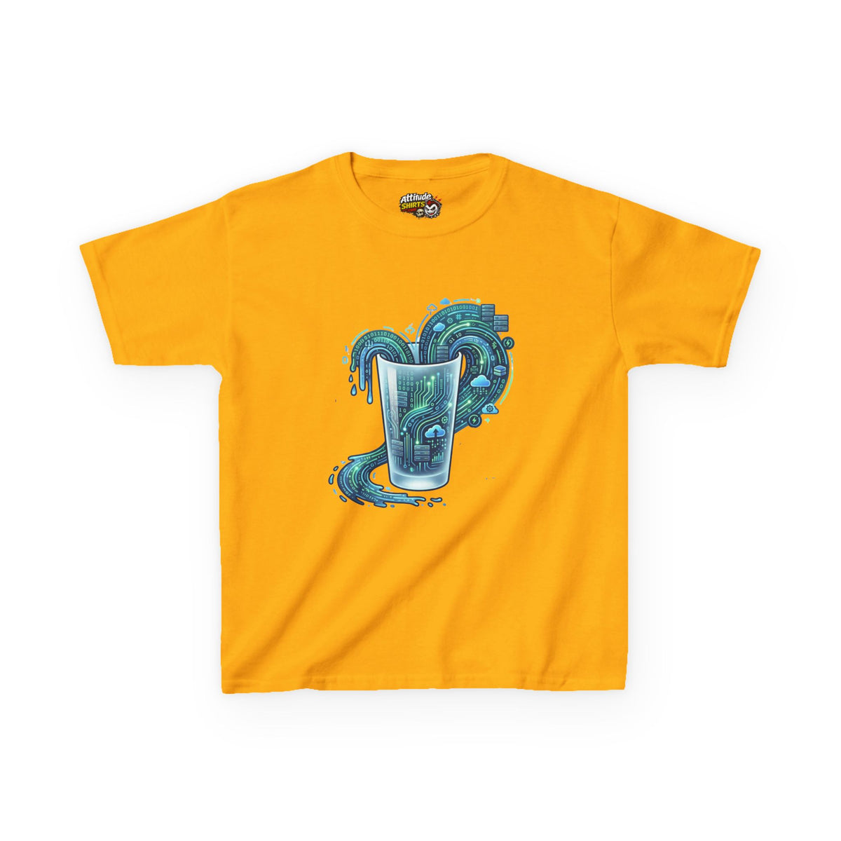 "Glass of Data" Kids Tee