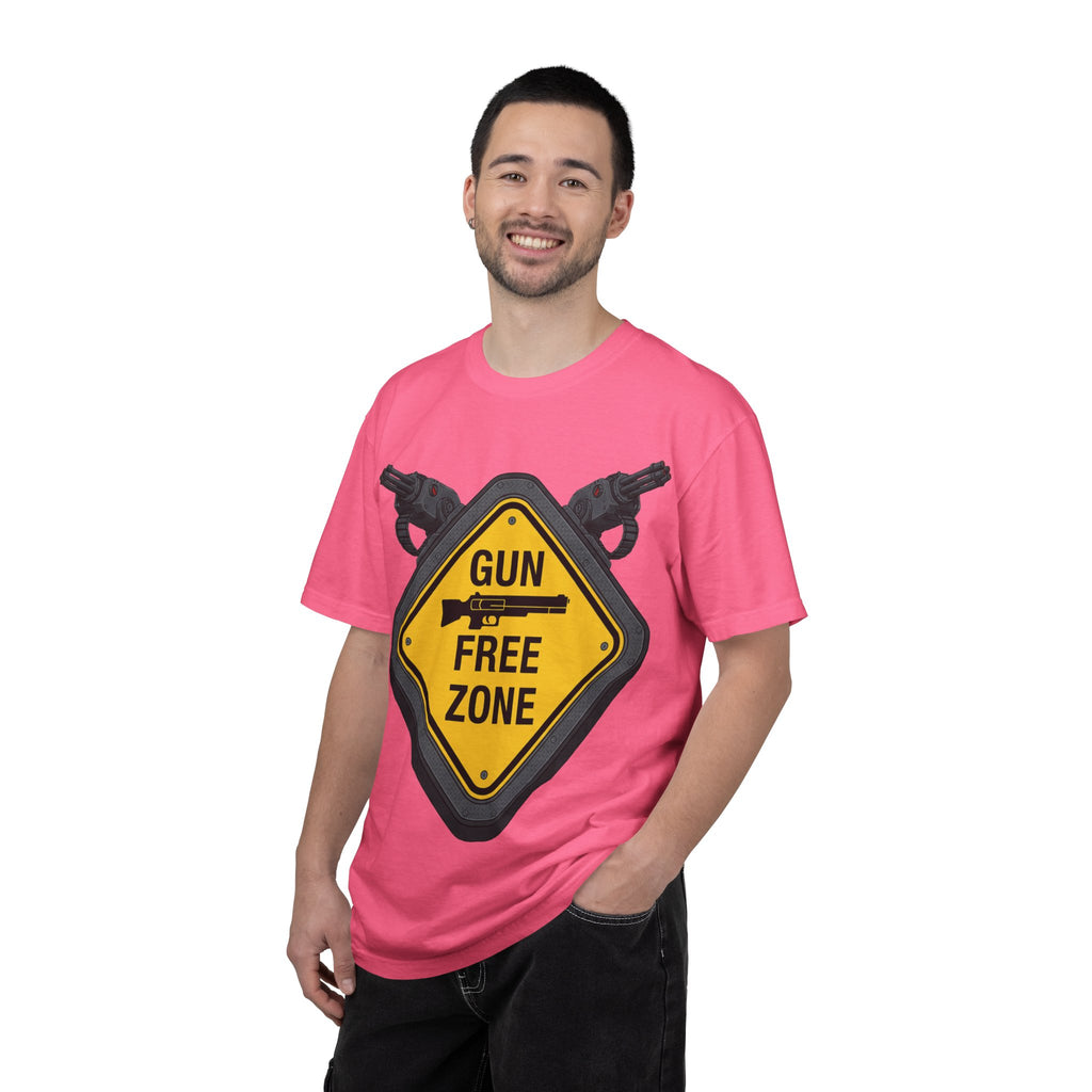 "Gun Free Zone (Heavy Metal Edition)" Unisex Garment-Dyed T-shirt